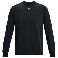 Hanorac pentru bărbați Under Armour UA Rival Fleece Crew-BLK Drept/ Black