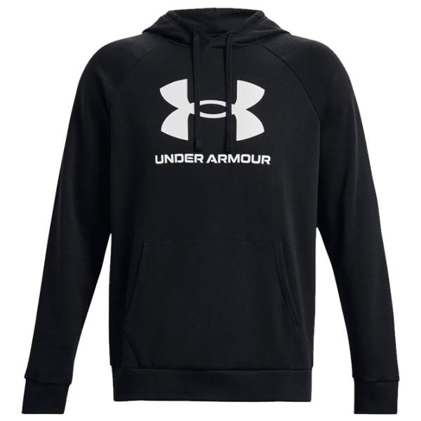 Hanorac pentru bărbați Under Armour UA Rival Fleece Logo HD-BLK Drept/ Black photo 1