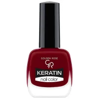 Лак для ногтей Golden Rose Keratin Nail Color 10.5 мл/ Красный