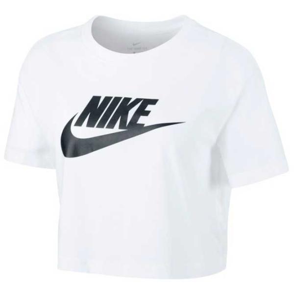 Tricou pentru femei Nike W Nsw Tee Essntl Crp Icn Ftra Bumbac/ White photo 1 Tricou pentru femei Nike W Nsw Tee Essntl Crp Icn Ftra Bumbac/ White photo 1