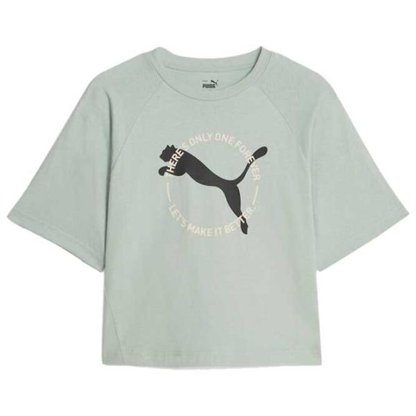 Футболка для женщин Puma Better Sportswear Tee Хлопок/ Зелёный photo 1