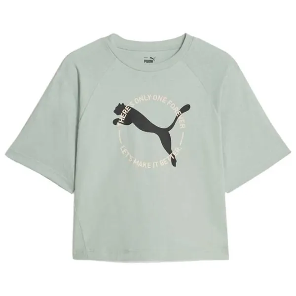 Tricou pentru femei Puma Better Sportswear Tee Bumbac/ Green photo 1