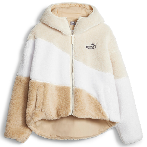 Куртка Для неё Puma Big Cat Hooded Sherpa Jacket XL/ Бежевый photo 1