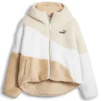 Куртка для женщин Puma Big Cat Hooded Sherpa Jacket XS/ Бежевый