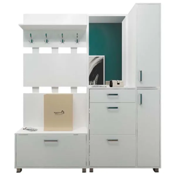 Set pentru antreu Fabrik Home Mirella 1800 LPAL / Frasin alb photo 1
