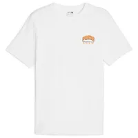 Tricou pentru bărbați Puma Graphics Sportstyle Crew Tee 100% bumbac/ White