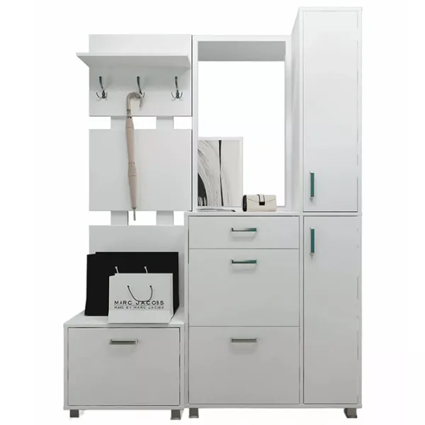 Set pentru antreu Fabrik Home Mirella 1500 LPAL/ Frasin alb photo 1 Set pentru antreu Fabrik Home Mirella 1500 LPAL/ Frasin alb photo 1