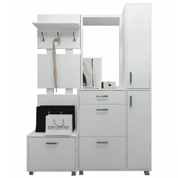 Set pentru antreu Fabrik Home Mirella 1500 LPAL/ Frasin alb photo 1 Set pentru antreu Fabrik Home Mirella 1500 LPAL/ Frasin alb photo 1