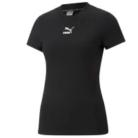 Футболка для женщин Puma Classics Slim Tee 95 % хлопок, 5 % эластан/ Черный