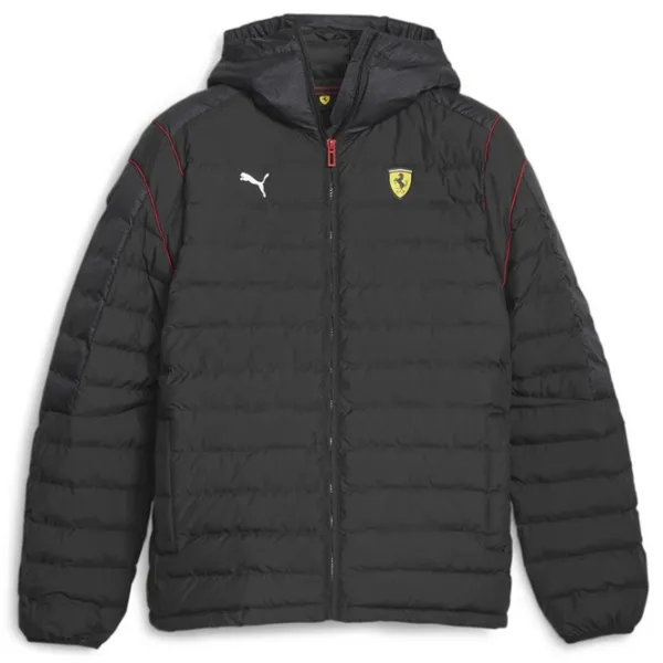 Scurtă pentru bărbați Puma Ferrari Race Mt7 Ecolite Down Demisezon/ Black photo 1
