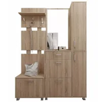 Комплект для прихожей Fabrik Home Mirella 1500 ЛДСП/ Дуб Сонома