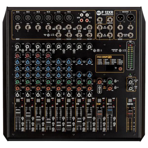 Mixer Analog RCF F12 XR pasiv / 20 Hz - 20 kHz / Black photo 1