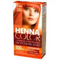 Краска для волос Henna Сolor 4670017927650 Код цвета: 5.46, 115 мл