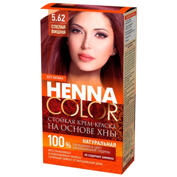 Vopsea de păr Henna Сolor 4670017927667 Cod culoare: 5.62, 115 ml photo 1 Vopsea de păr Henna Сolor 4670017927667 Cod culoare: 5.62, 115 ml photo 1