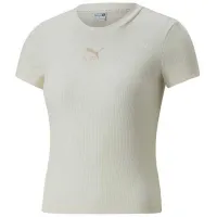 Tricou pentru femei Puma Classics Slim Tee 95% bumbac, 5% elastan/ Beige