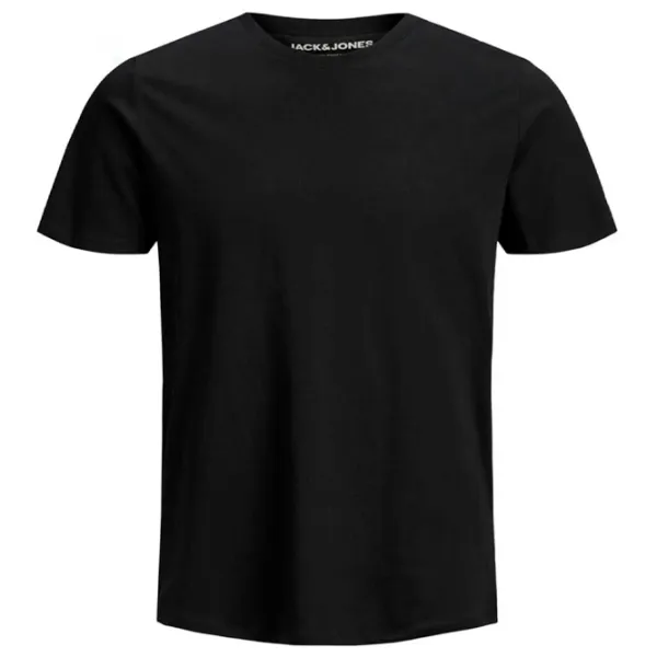 Футболка для мужчин Jack & Jones 1P 12156101 Хлопок/ Черный photo 1