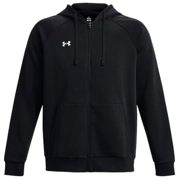 Hanorac pentru bărbați Under Armour UA Rival Fleece FZ Hoodie-BLK Drept/ Black photo 1 Hanorac pentru bărbați Under Armour UA Rival Fleece FZ Hoodie-BLK Drept/ Black photo 1