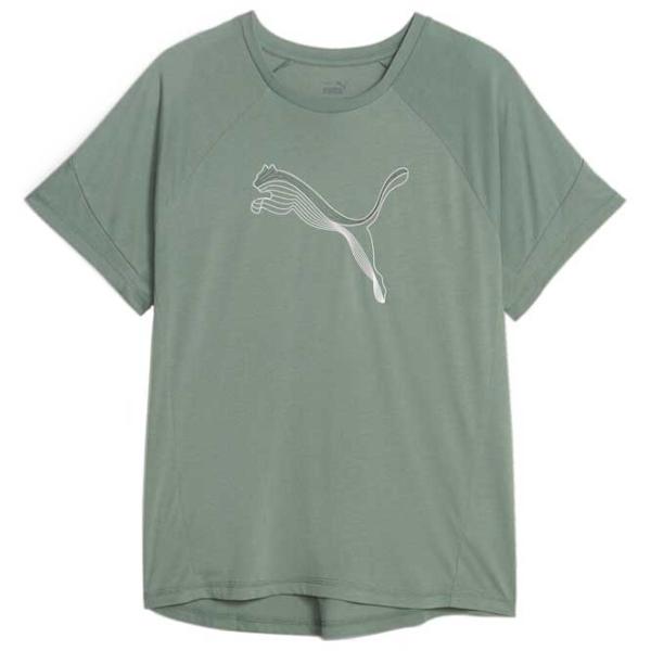 Футболка для женщин Puma Evostripe Tee 35% вискоза/ Зелёный photo 1