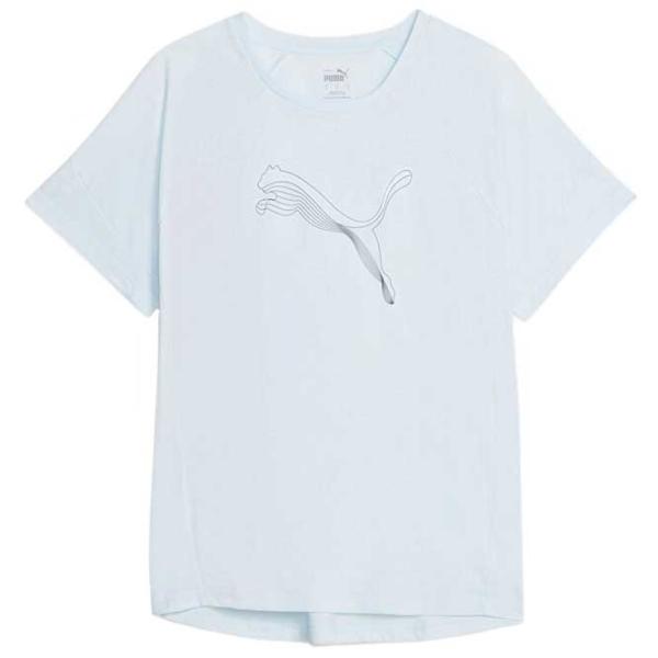 Tricou pentru femei Puma Evostripe Tee 35% viscoză/ Light Blue photo 1 Tricou pentru femei Puma Evostripe Tee 35% viscoză/ Light Blue photo 1
