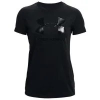 Tricou pentru femei Under Armour UA W SPORTSTYLE LOGO SS-BLK 40% poliester/ Black