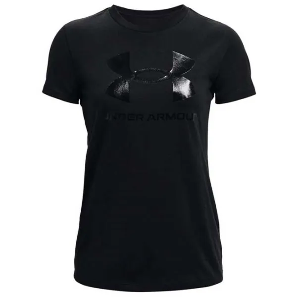 Tricou pentru femei Under Armour UA W SPORTSTYLE LOGO SS-BLK 40% poliester/ Black photo 1 Tricou pentru femei Under Armour UA W SPORTSTYLE LOGO SS-BLK 40% poliester/ Black photo 1