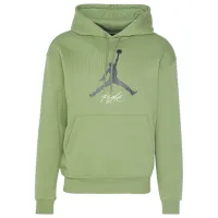 Толстовка для мужчин Jordan Ess Flc Baseline Hoodie Прямой/ Зелёный