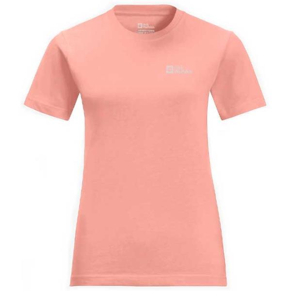 Tricou pentru femei Jack Wolfskin Essential T W Bumbac/ Pink photo 1