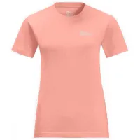 Tricou pentru femei Jack Wolfskin Essential T W Bumbac/ Pink