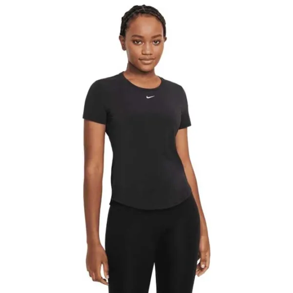 Tricou pentru femei Nike W Nk One Luxe Df Ss Std Top 7% lyocell/ Black photo 1