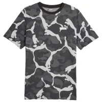 Tricou pentru bărbați Puma Ess+ Camo Aop Tee 100% bumbac/ Black