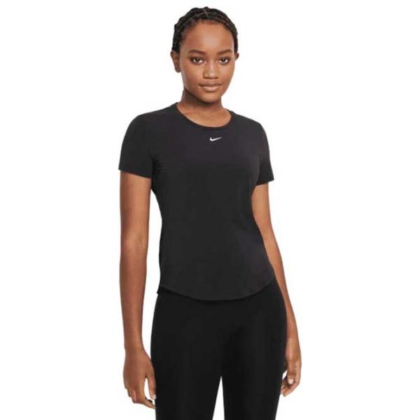 Футболка для женщин Nike W Nk One Luxe Df Ss Std Top 7% лиоцелл/ Черный photo 1