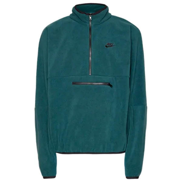 Hanorac pentru bărbați Nike M Nk Club+ Plr Ls Hz Top Drept/ Teal photo 1