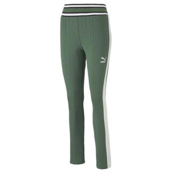 Тайтсы для женщин Puma T7 Archive Remastered XS/ Зелёный photo 1