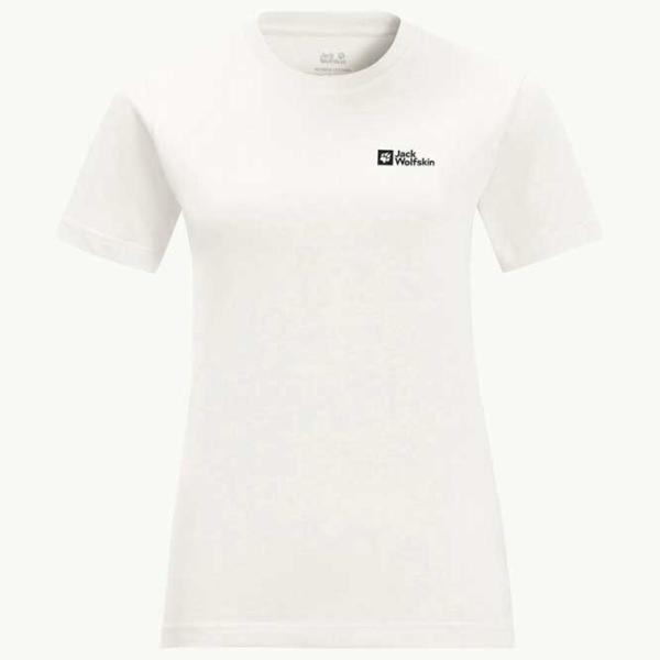 Tricou pentru femei Jack Wolfskin Essential T W Bumbac/ White photo 1