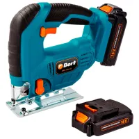 Электролобзик Bort BPS-18Li-Q 20 мм/ Синий