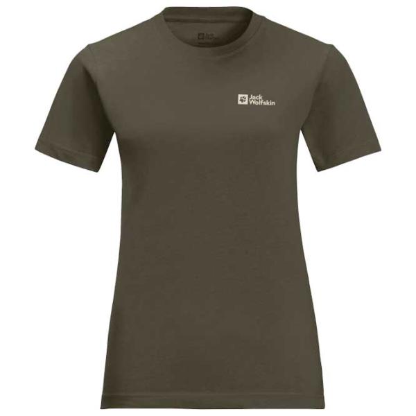 Tricou pentru femei Jack Wolfskin Essential T W Bumbac/ Alb antic photo 1 Tricou pentru femei Jack Wolfskin Essential T W Bumbac/ Alb antic photo 1