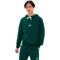 Hanorac pentru bărbați New Balance Hoodie Essentials Fleece Drept/ Green