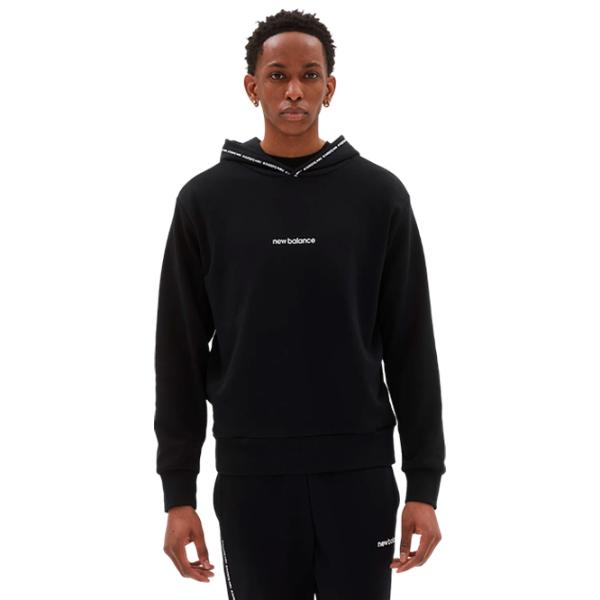 Толстовка для мужчин New Balance Hoodie Essentials Fleece Прямой/ Черный photo 1 Толстовка для мужчин New Balance Hoodie Essentials Fleece Прямой/ Черный photo 1