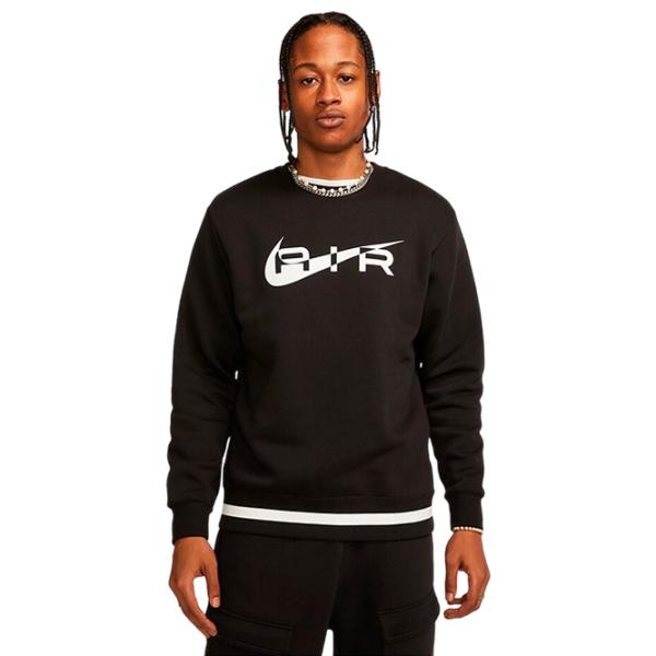 Hanorac pentru bărbați Nike M Nsw Sw Air Crew Flc Bb Drept/ Black photo 1
