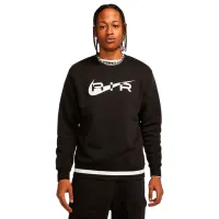 Hanorac pentru bărbați Nike M Nsw Sw Air Crew Flc Bb Drept/ Black