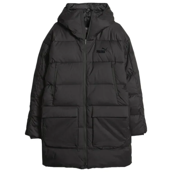 Scurtă pentru bărbați Puma Protective Hooded Down Coat Iarnă/ Black photo 1