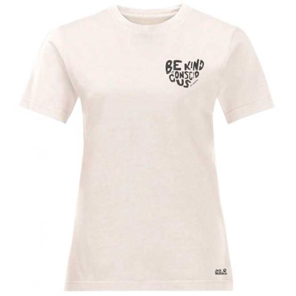 Tricou pentru femei Jack Wolfskin Nature T W Bumbac/ White photo 1