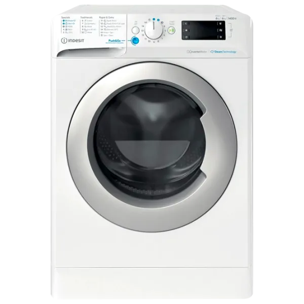 Стиральная машина Indesit BDE 86436 WSV EE 8 кг / 1400 об/мин / Белый photo 1