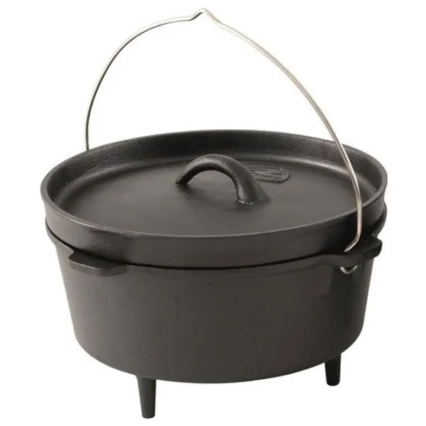Ceaun pentru grătar Robens Carson Dutch Oven 4.3l / Fontă / Black photo 1