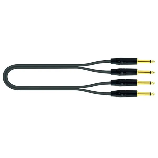 Cablu audio Quiklok JUST-KEY6 PVC/ Black photo 1
