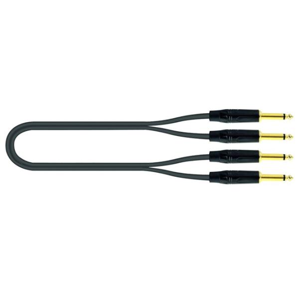 Cablu audio Quiklok JUST-KEY6 PVC/ Black photo 1