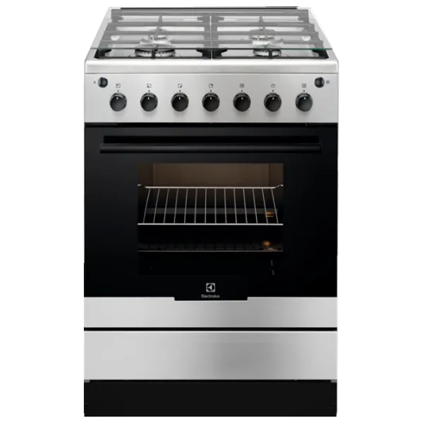 Aragaz Electrolux EKG61185OX Pe gaz/ Inox/ Black photo 1 Aragaz Electrolux EKG61185OX Pe gaz/ Inox/ Black photo 1