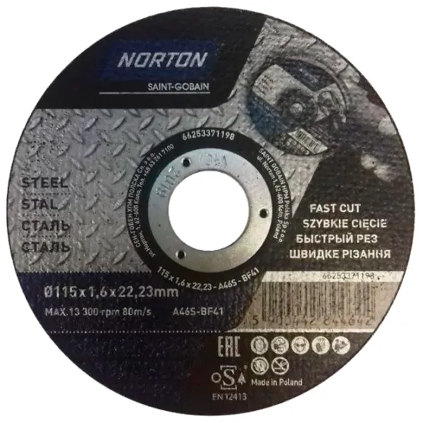 Круг отрезной Norton 6476  photo 1