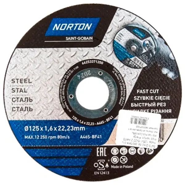 Круг отрезной Norton 6478  photo 1