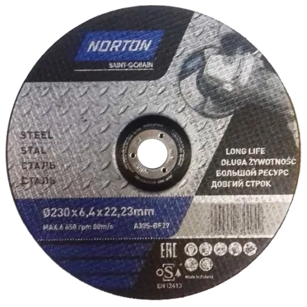 Шлифовальный круг Norton 6491  photo 1